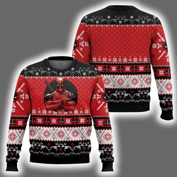 Once Upon A Deadpool Ugly Christmas Sweater