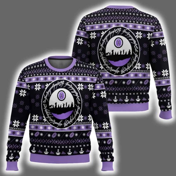 One Ring Sauron The Lord Of The Rings Ugly Christmas Sweater