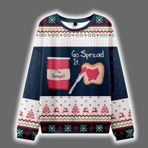 Go Spread It The Gospel Christian Ugly Christmas Sweater