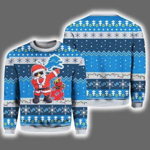 2025 Santa Claus Detroit Ugly Christmas Sweater