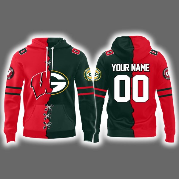 Packers x Badgers Personalized Hoodie