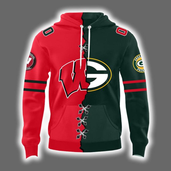Packers x Badgers Personalized Hoodie 2