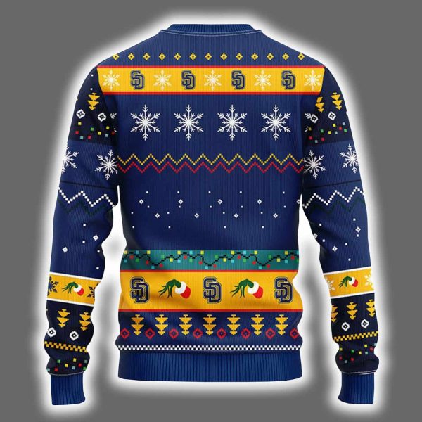 Padres Grnch Hand Ugly Christmas Sweater 3
