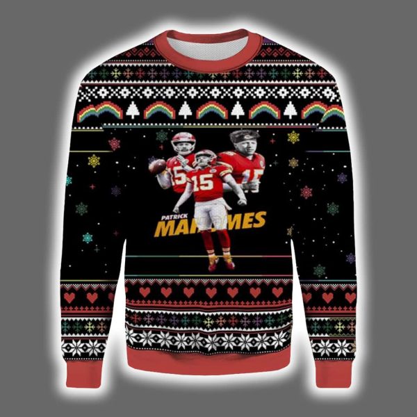 Patrick Mahomes Chiefs Ugly Christmas Sweater