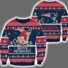 Patriots Merry Kissmyass Santa Claus Ugly Christmas Sweater