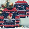 Patriots Merry Kissmyass Santa Claus Ugly Christmas Sweater 2