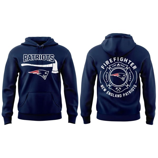 Patriots x Firefighter Appreciation Day 2025 Hoodie Joggers Cap
