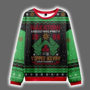 NAKATOMI Christmas Party 1988 Ugly Christmas Sweater