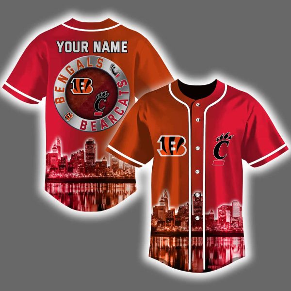 Personalized Bengals x Bearcats Skyline Jersey