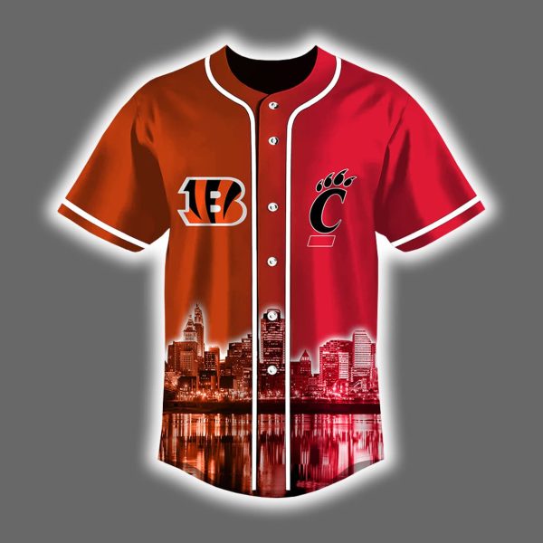 Personalized Bengals x Bearcats Skyline Jersey 2