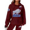 Personalized Bills 2025 2026 Cold Front Waffle Hoodie 6