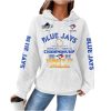 Personalized Blue Jays World Series Championship 2025 Waffle Hoodie 3