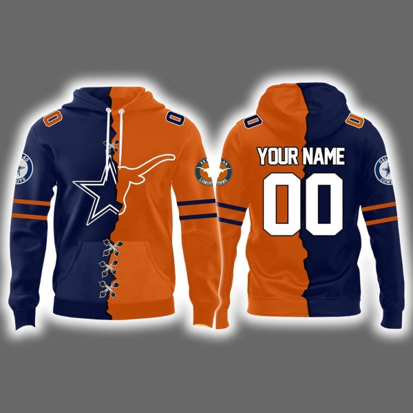 Personalized Cowboys x Longhorns Hoodie