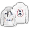 Personalized Dodgers World Series 2025 Quarter Zip Hoodie 2