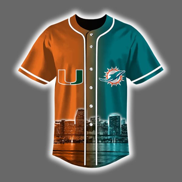 Personalized Dolphins x Hurricanes Skyline Jersey 2