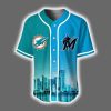 Personalized Dolphins x Marlins Skyline Jersey 2