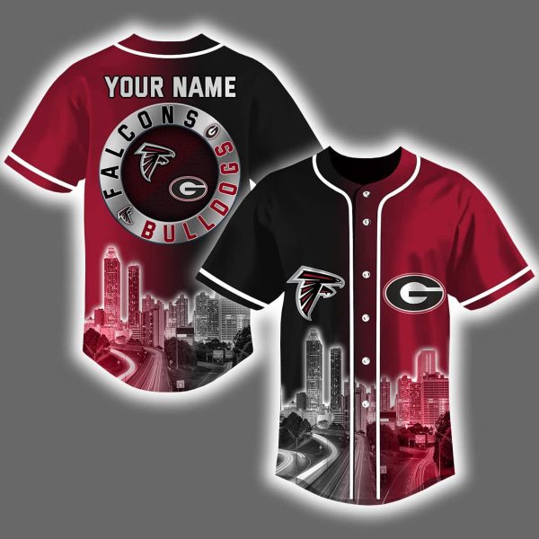Personalized Falcons x Bulldogs Skyline Jersey
