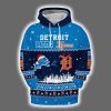 Personalized Lions x Tigers Christmas Hoodie 2