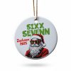 Personalized Santa 6 7 Six Seven 2025 Ceramic Ornament