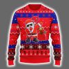 Phillies Dabbing Santa Claus Ugly Christmas Sweater