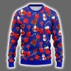 Phillies Santa Claus Snowman Ugly Christmas Sweater