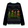 Pickle All The Way Boom Ugly Christmas Sweater 3