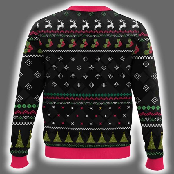 Pink Nightmare Ralphie Parker A Christmas Story Ugly Christmas Sweater 3