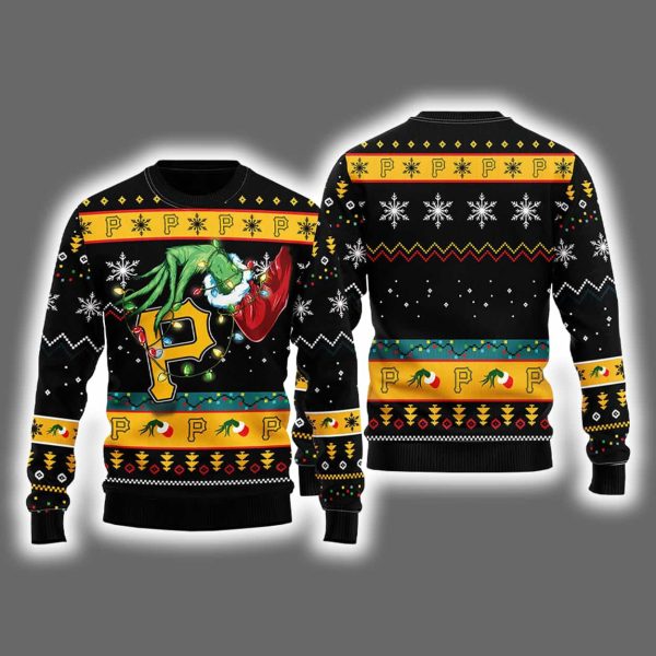 Pirates Grnch Hand Ugly Christmas Sweater