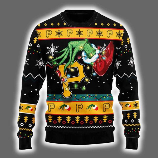 Pirates Grnch Hand Ugly Christmas Sweater 2