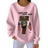 Portland Frog 2028 Ribbed Round Neck Sweatshirt 4