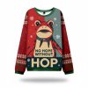 Portland Frog No Hope Without Hop Ugly Christmas Sweater 2
