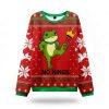 Portland Frog No Kings Protest Ugly Christmas Sweater 2