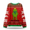 Portland Frog No Kings Protest Ugly Christmas Sweater 3