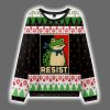 Portland Frog Protest Ugly Christmas Sweater 2