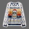 Raccoon Drinking Beer Ugly Christmas Sweater 2
