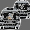 Raiders Merry Kissmyass Santa Claus Ugly Christmas Sweater