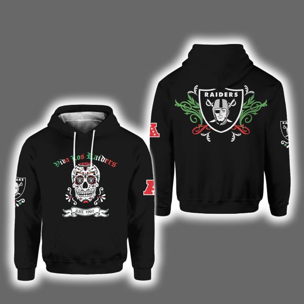 Raiders Viva Los Raiders Mexico 2025 Hoodie