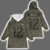 Rams Puka Nacua 12 Salute to Service Blanket Hoodie