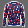 Rangers Santa Claus Snowman Ugly Christmas Sweater