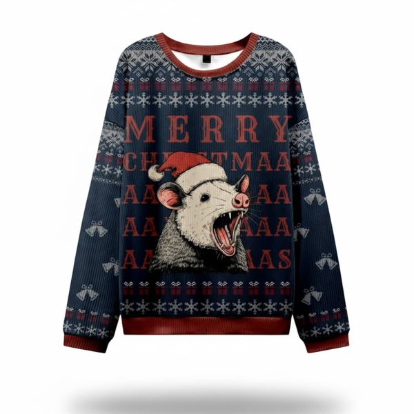 Rat Holiday Cheer Ugly Christmas Sweater 2
