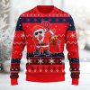Red Sox Dabbing Santa Claus Ugly Christmas Sweater 2