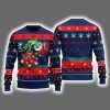 Red Sox Grnch Hand Ugly Christmas Sweater