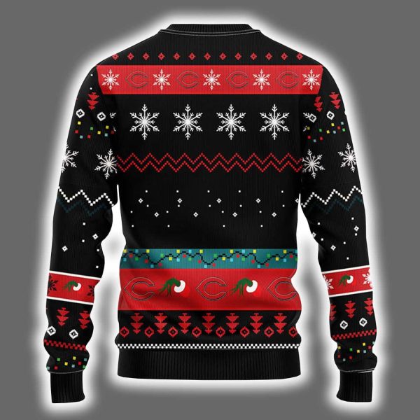 Reds Grnch Hand Ugly Christmas Sweater 3
