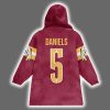 Redskins Oh Hail Yeah Jayden Daniels 5 Blanket Hoodie 3