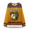 Resist Frog Bear Penguin Ugly Christmas Sweater 2