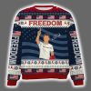 Rest In Peace Charlie Kirk Freedom Signature Ugly Christmas Sweater 4