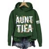 Retro Aunt Tifa Print Hoodie 5