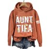 Retro Aunt Tifa Print Hoodie 6