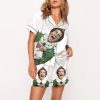 Retro Christmas Movie Character Elf Funny Pajama Set 2