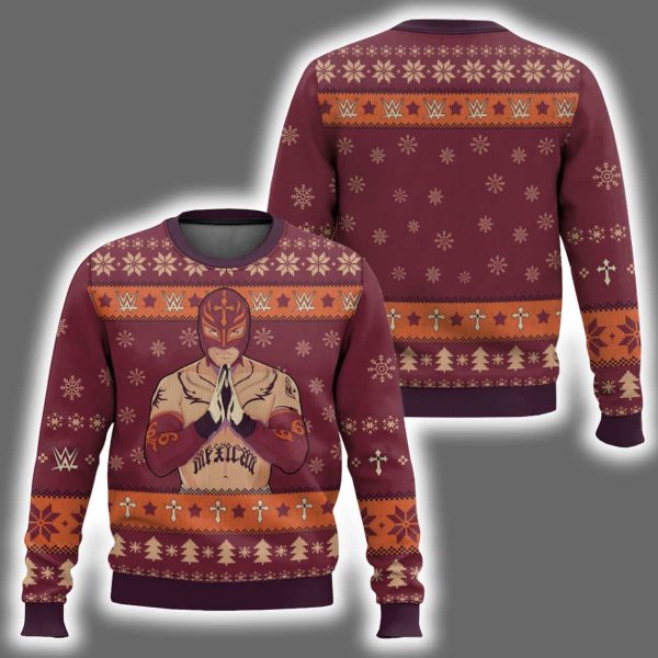 Rey Mysterio Rubio Ugly Christmas Sweater